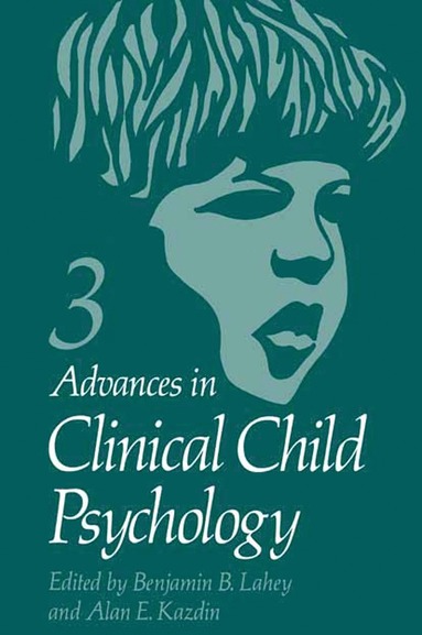 bokomslag Advances in Clinical Child Psychology