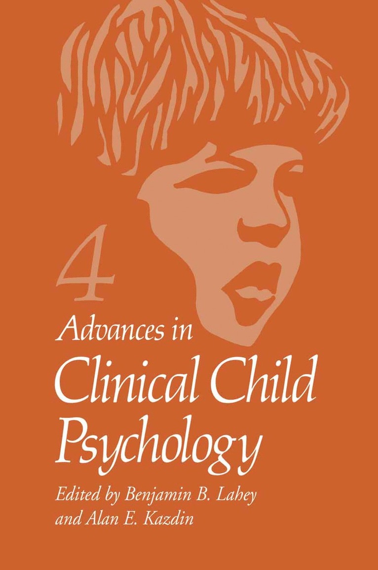 Advances in Clinical Child Psychology 1