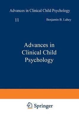 bokomslag Advances in Clinical Child Psychology