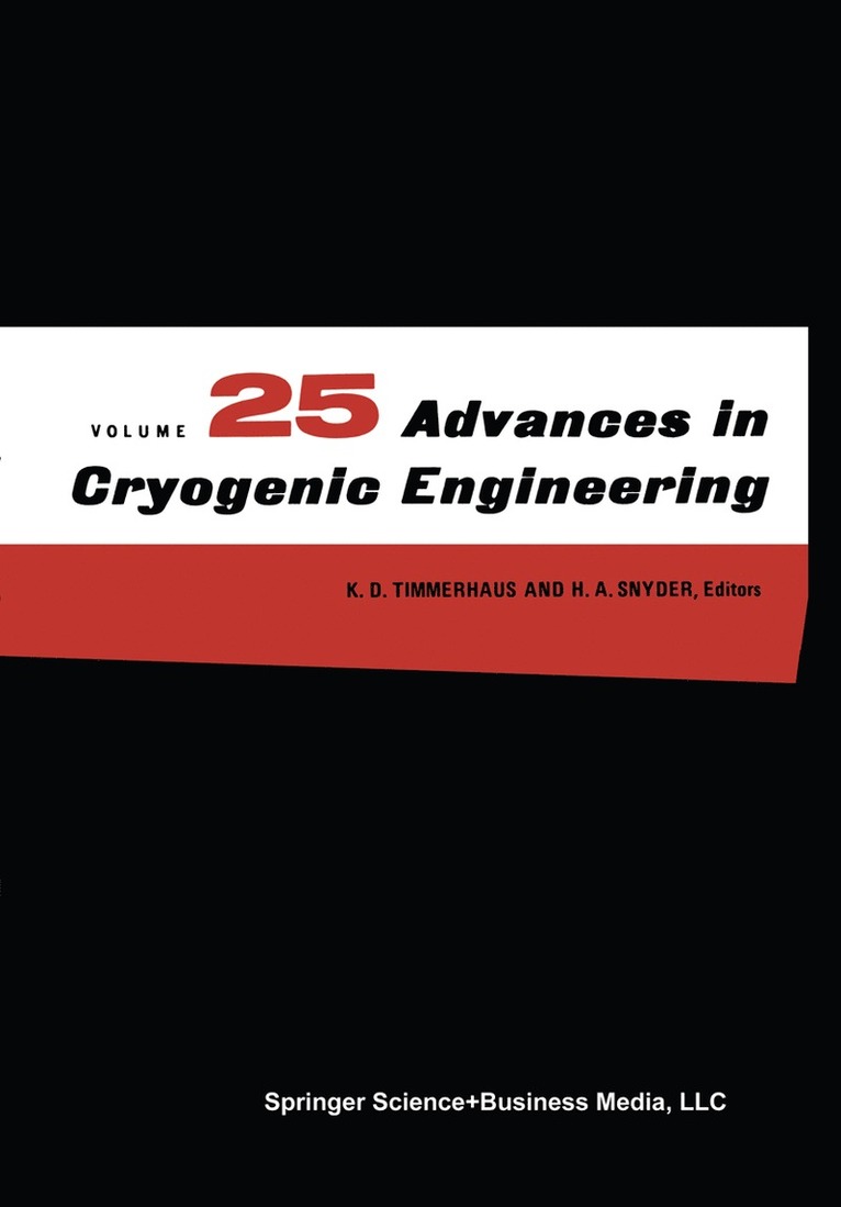K. D. Timmerhaus - Advances in Cryogenic Engineering, Häftad