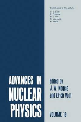 J.W. Negele, Erich W. Vogt, J. W. Negele, Erich Vogt - Advances in Nuclear Physics, Häftad