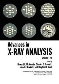 bokomslag Advances in X-ray Analysis