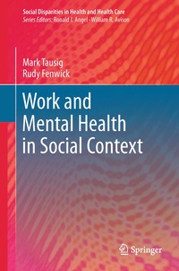 bokomslag Work and Mental Health in Social Context