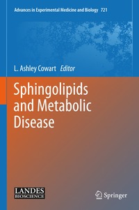 bokomslag Sphingolipids and Metabolic Disease