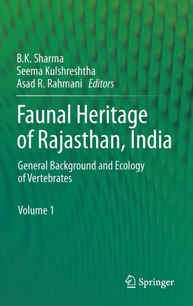 bokomslag Faunal Heritage of Rajasthan, India