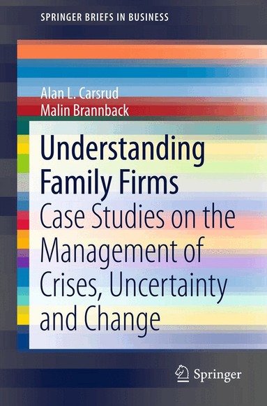 Alan L. Carsrud, Malin Brännback - Understanding Family Firms, Häftad