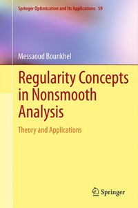 bokomslag Regularity Concepts in Nonsmooth Analysis