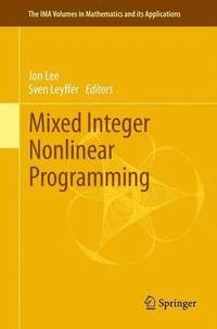 bokomslag Mixed Integer Nonlinear Programming