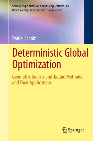 Daniel Scholz - Deterministic Global Optimization, Inbunden