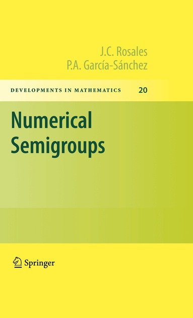J.C. Rosales, P. A. García-Sánchez - Numerical Semigroups, Häftad