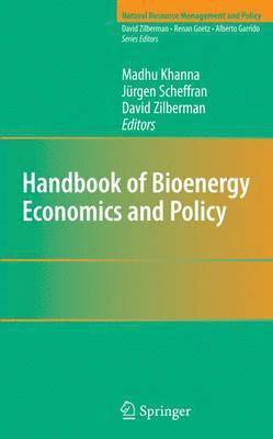 bokomslag Handbook of Bioenergy Economics and Policy