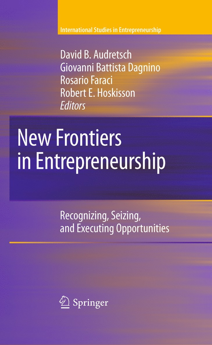 New Frontiers in Entrepreneurship 1