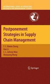 bokomslag Postponement Strategies in Supply Chain Management