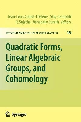 Quadratic Forms, Linear Algebraic Groups, and Cohomology 1