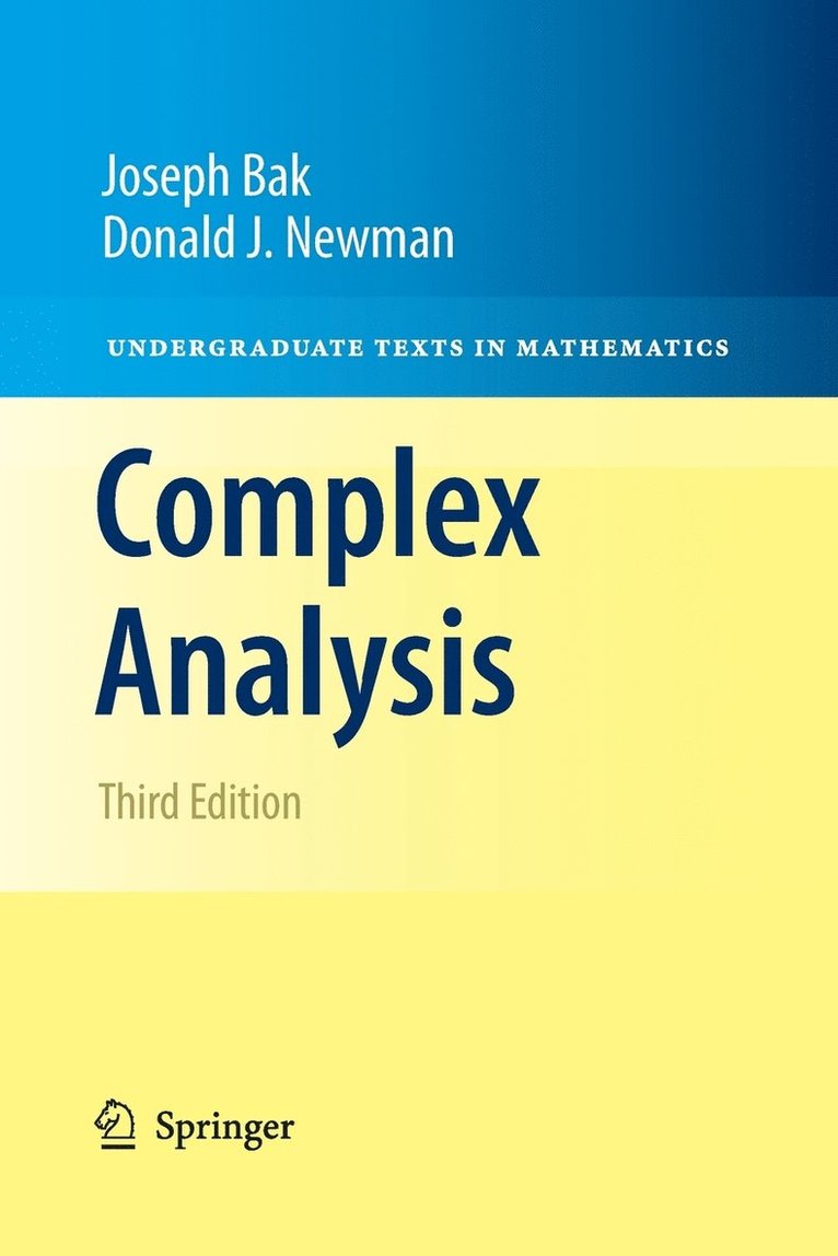 Complex Analysis 1