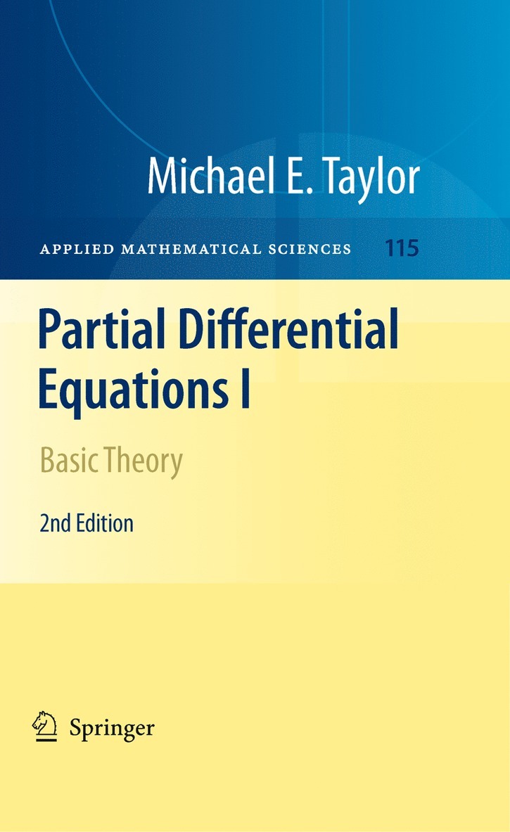 Partial Differential Equations I 1