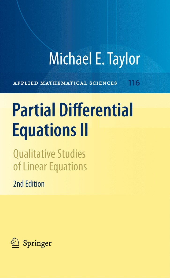 Partial Differential Equations II 1