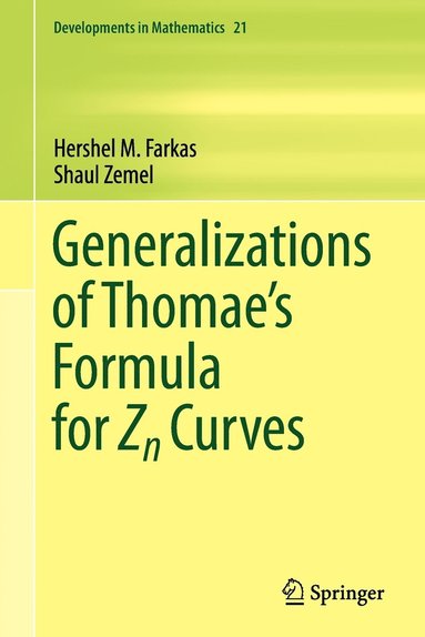 bokomslag Generalizations of Thomae's Formula for Zn Curves