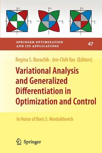 bokomslag Variational Analysis and Generalized Differentiation in Optimization and Control