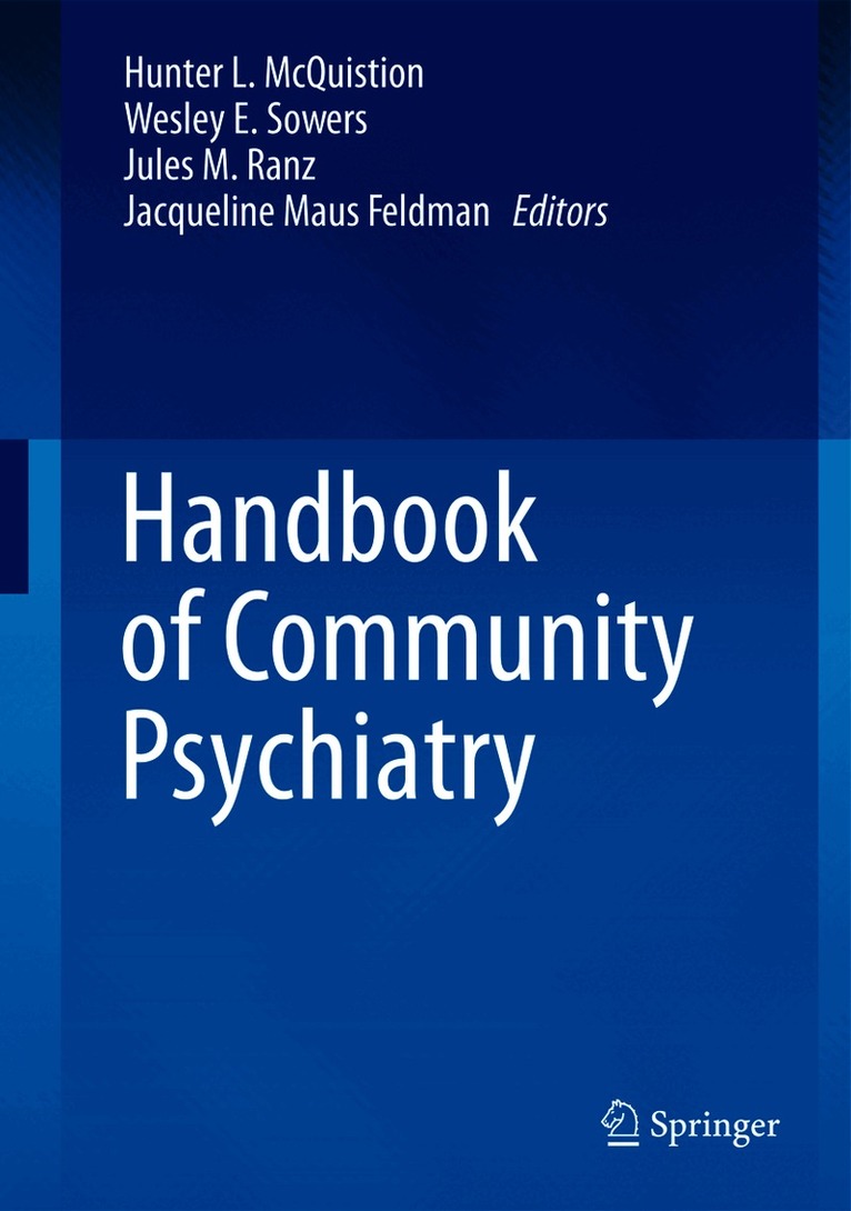 Handbook of Community Psychiatry