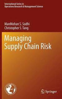 bokomslag Managing Supply Chain Risk