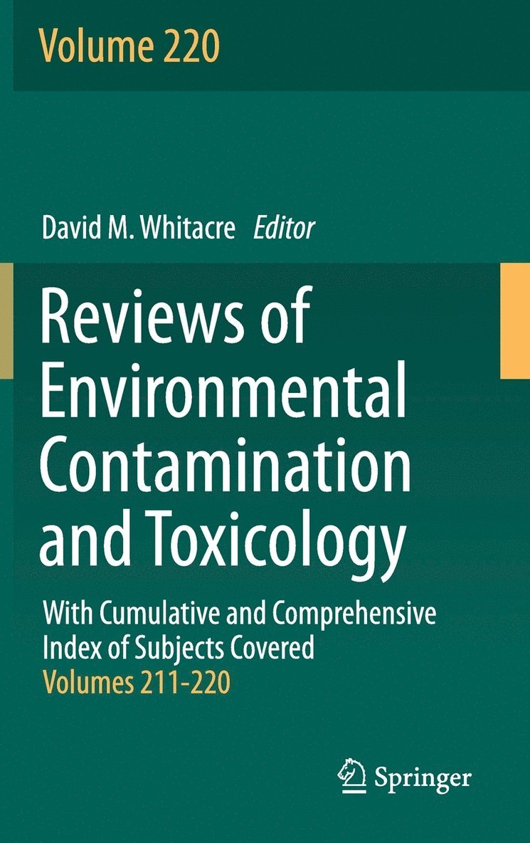 Reviews of Environmental Contamination and Toxicology 1