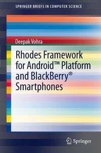 bokomslag Rhodes Framework for Android? Platform and BlackBerry¿ Smartphones