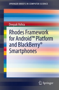 bokomslag Rhodes Framework for Android Platform and BlackBerry Smartphones