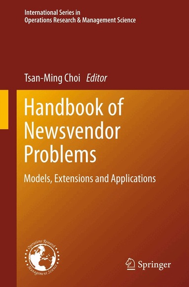 Tsan-Ming Choi - Handbook of Newsvendor Problems, Inbunden