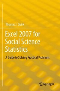 bokomslag Excel 2007 for Social Science Statistics