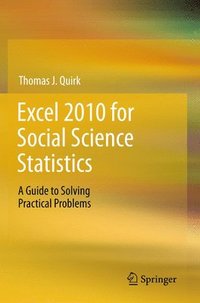 bokomslag Excel 2010 for Social Science Statistics