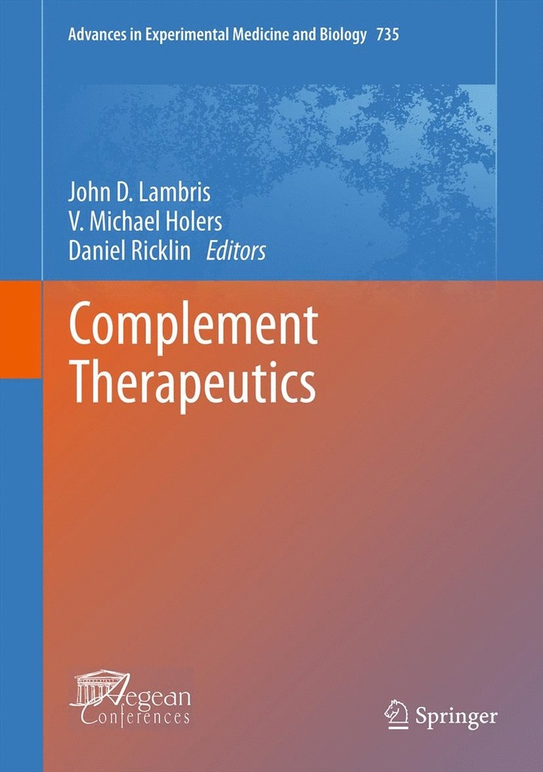 John D. Lambris, V. Michael Holers, Daniel Ricklin - Complement Therapeutics, Inbunden