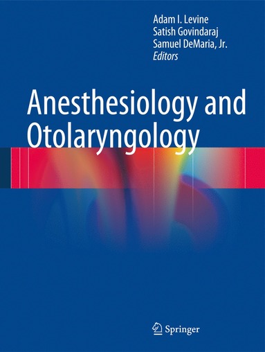 bokomslag Anesthesiology and Otolaryngology