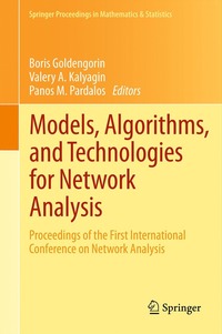 bokomslag Models, Algorithms, and Technologies for Network Analysis