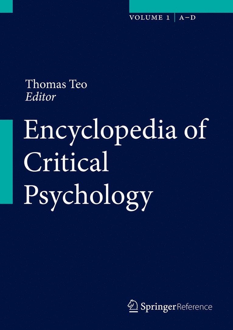 Encyclopedia of Critical Psychology 1