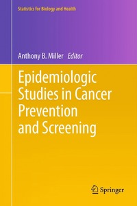 bokomslag Epidemiologic Studies  in Cancer Prevention and Screening