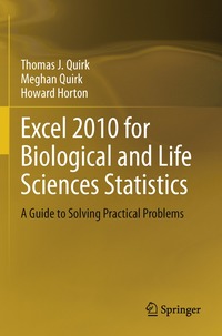 bokomslag Excel 2010 for Biological and Life Sciences Statistics