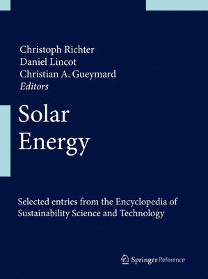 Christoph Richter, Daniel Lincot, Christian A Gueymard - Solar Energy, Inbunden