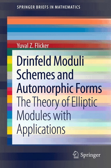 Yuval Z Flicker - Drinfeld Moduli Schemes and Automorphic Forms, Häftad