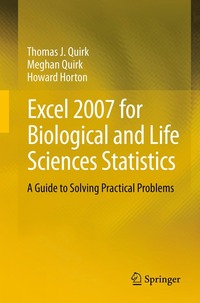 bokomslag Excel 2007 for Biological and Life Sciences Statistics