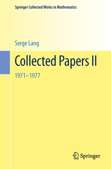 Serge Lang - Collected Papers II, Häftad