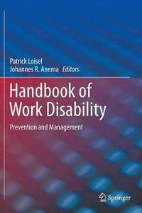 bokomslag Handbook of Work Disability