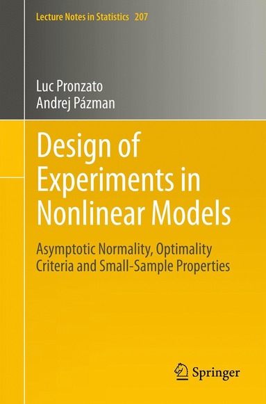 bokomslag Design of Experiments in Nonlinear Models