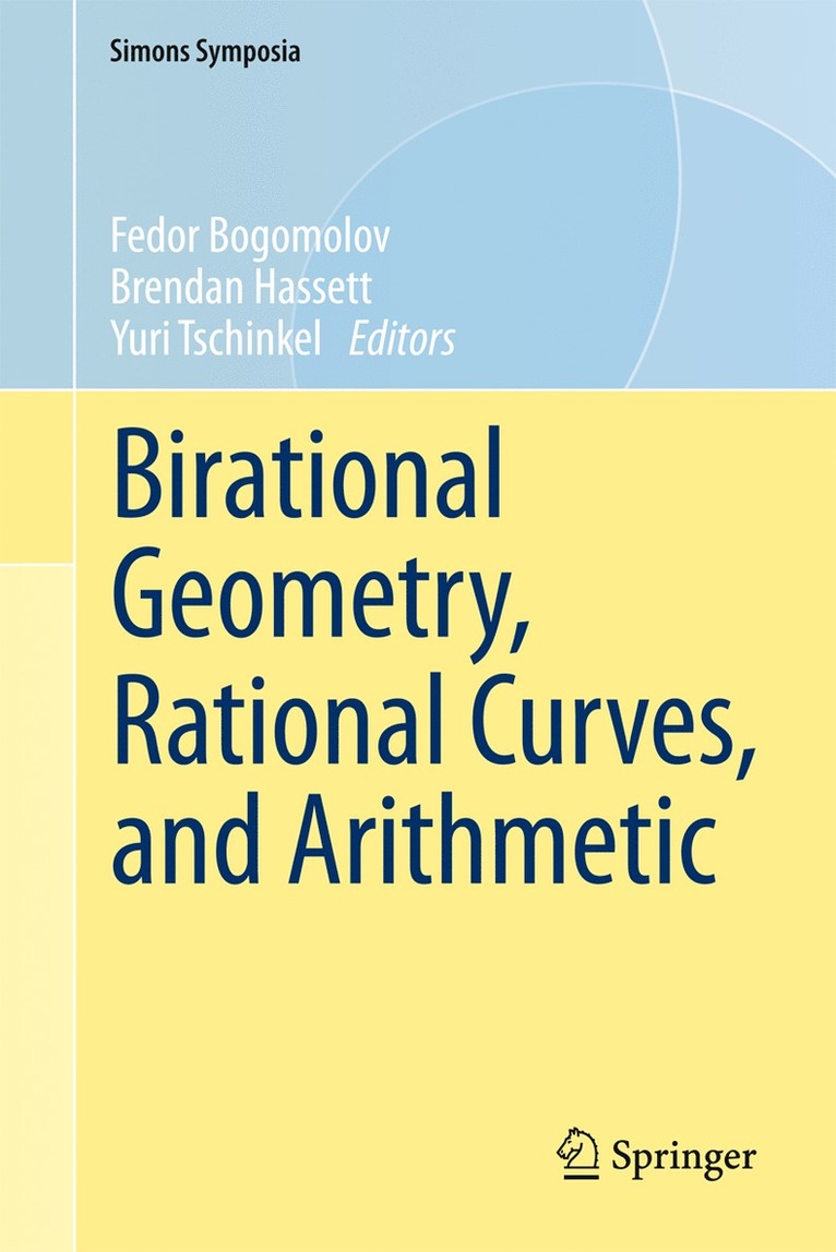 Birational Geometry, Rational Curves, and Arithmetic 1