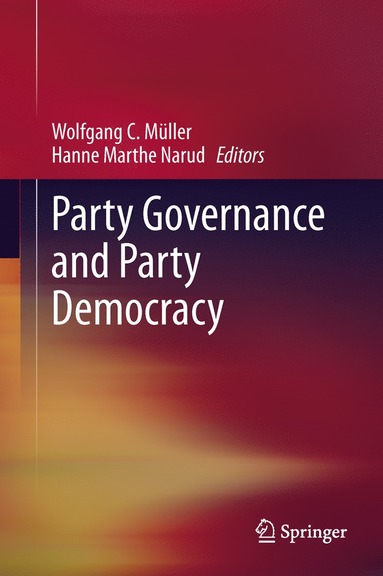 bokomslag Party Governance and Party Democracy