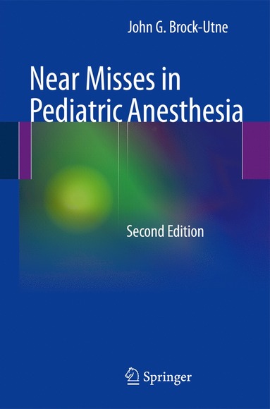 bokomslag Near Misses in Pediatric Anesthesia