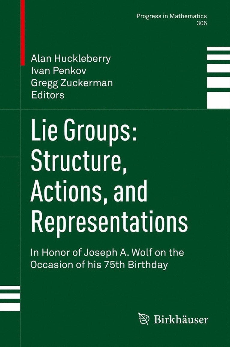 Alan Huckleberry, Ivan Penkov, Gregg Zuckerman - Lie Groups: Structure, Actions, and Representations, Inbunden