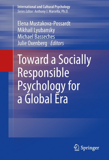 bokomslag Toward a Socially Responsible Psychology for a Global Era