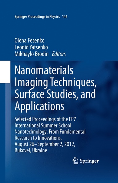 bokomslag Nanomaterials Imaging Techniques, Surface Studies, and Applications