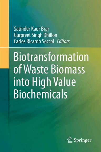 Satinder Kaur Brar, Gurpreet Singh Dhillon, Carlos Ricardo Soccol - Biotransformation of Waste Biomass into High Value Biochemicals, Inbunden